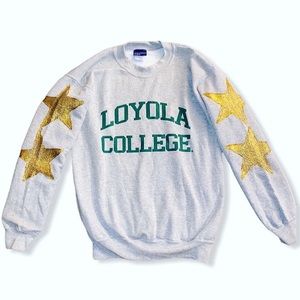 Loyola college vintage star Crewneck